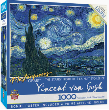 Masterpieces of Art - The Starry Night 1000pc puzzle